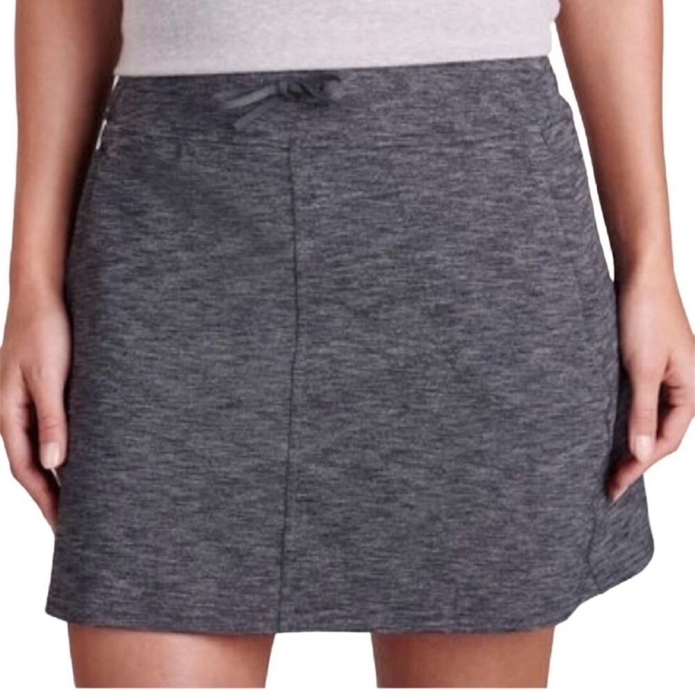 Kuhl Skirt Women Mova Skort Tennis Golf Hiking Dark Heather XS NEW